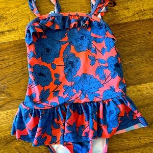 Janie and Jack one piece girls bathing suit